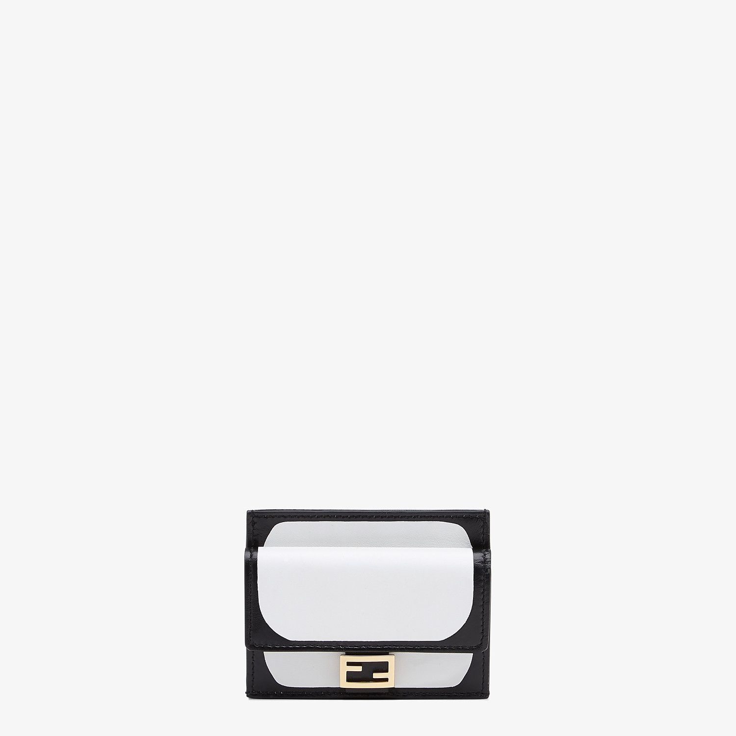 White nappa leather card holder - 1