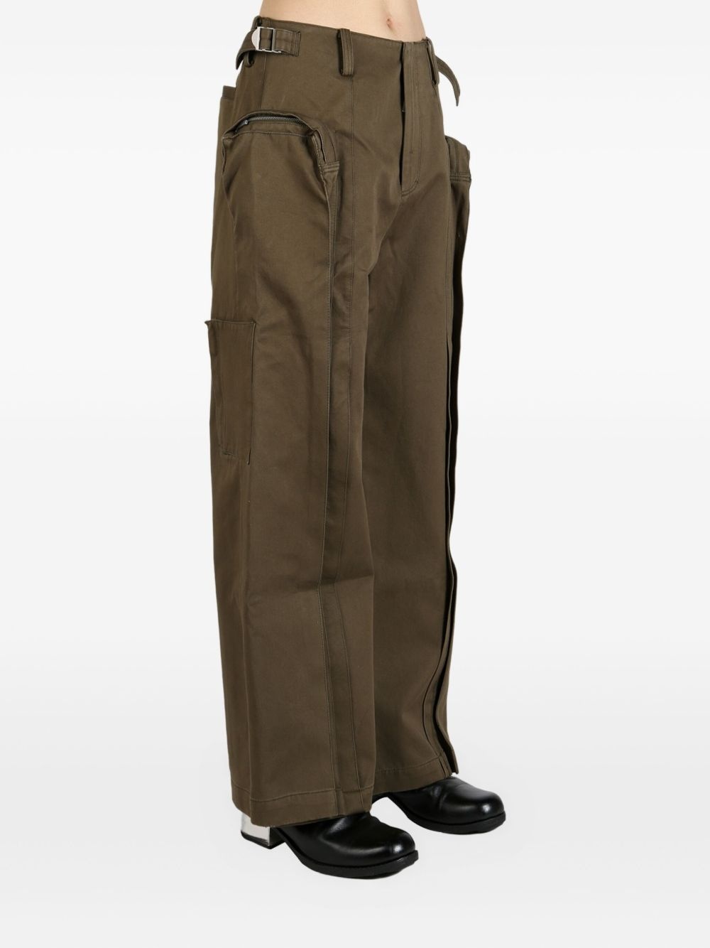 maxi-pouch pocket trousers - 2