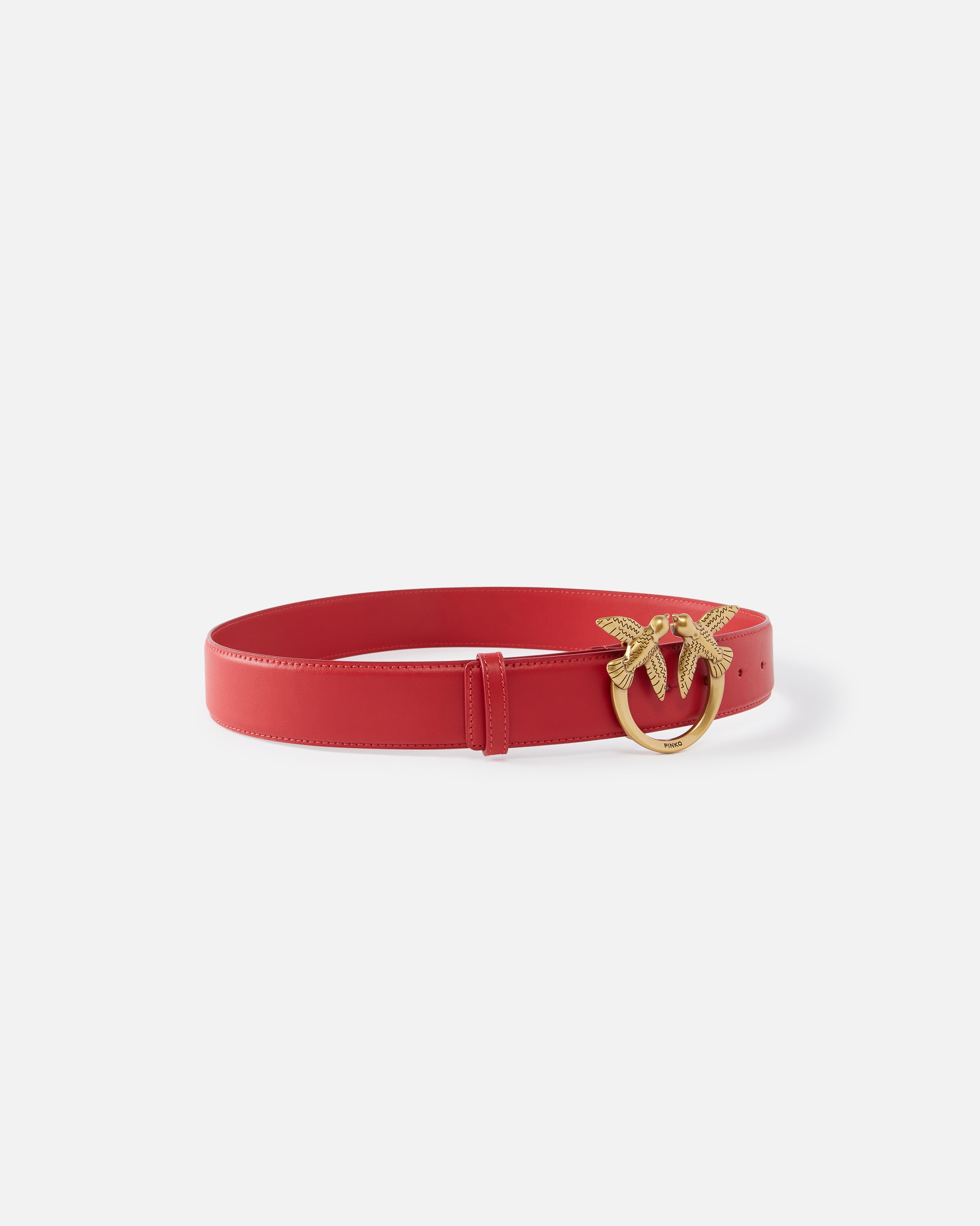 LOVE BIRDS HIGH LEATHER BELT 4CM - 2