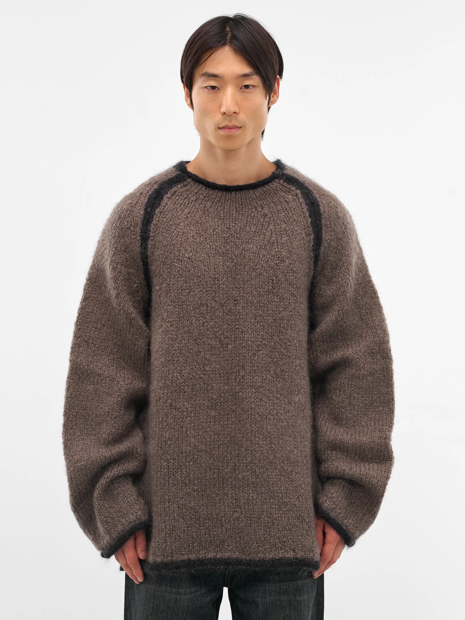 Mohair Rider Roundneck Sweater - 1