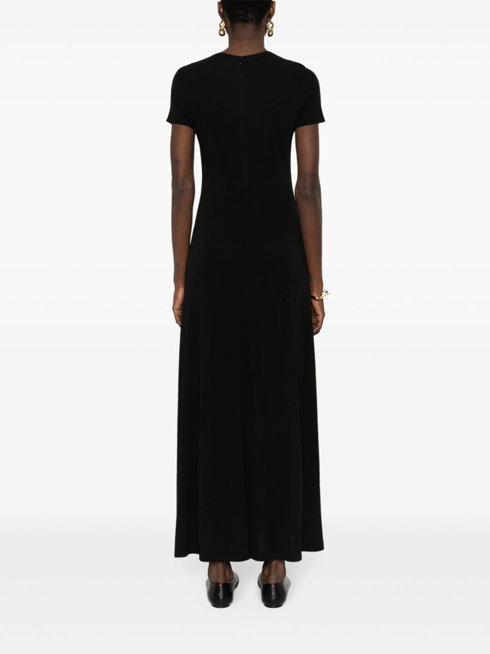 Fluid jersey maxi dress - 4