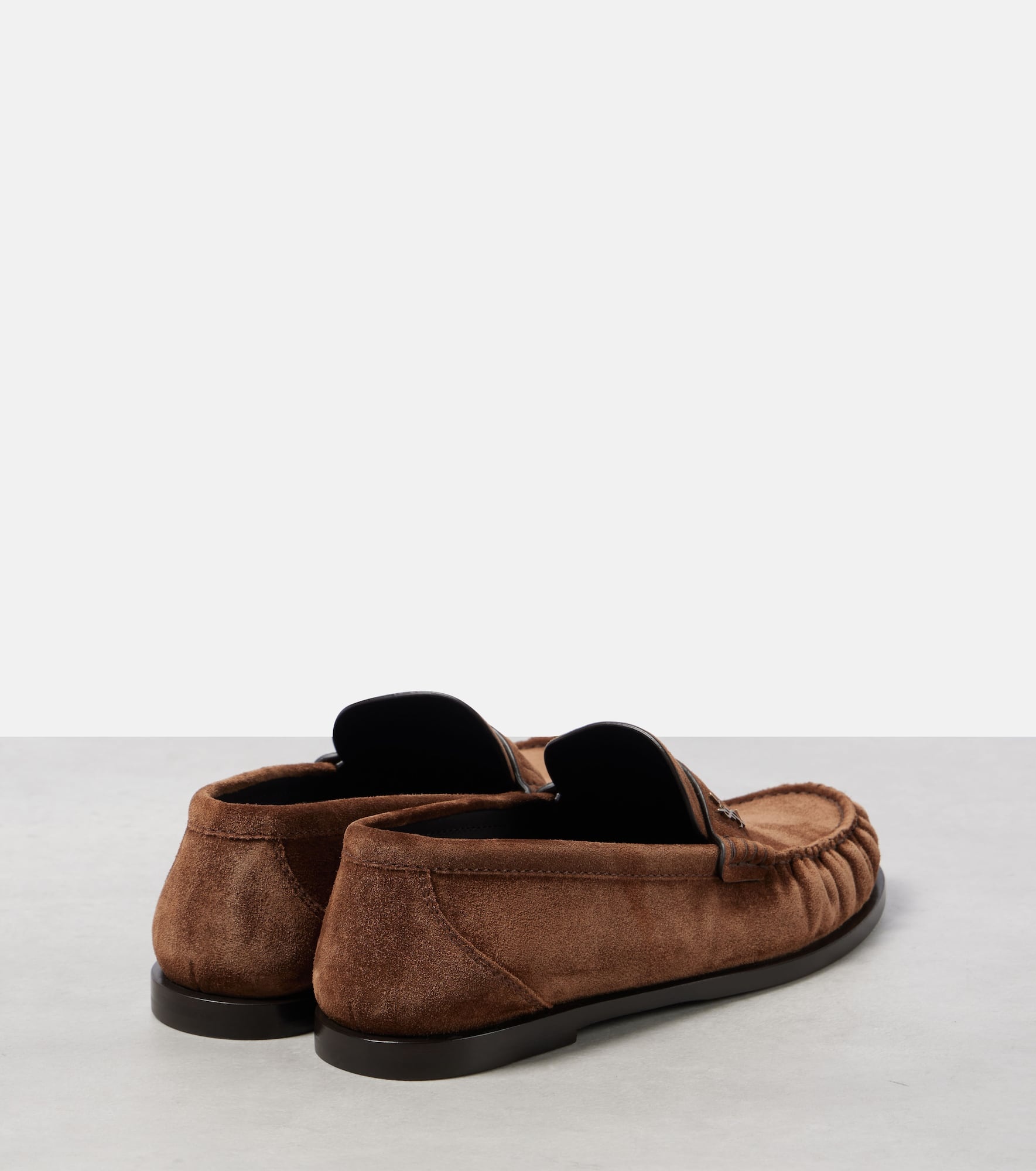 Laurent suede penny loafers - 2