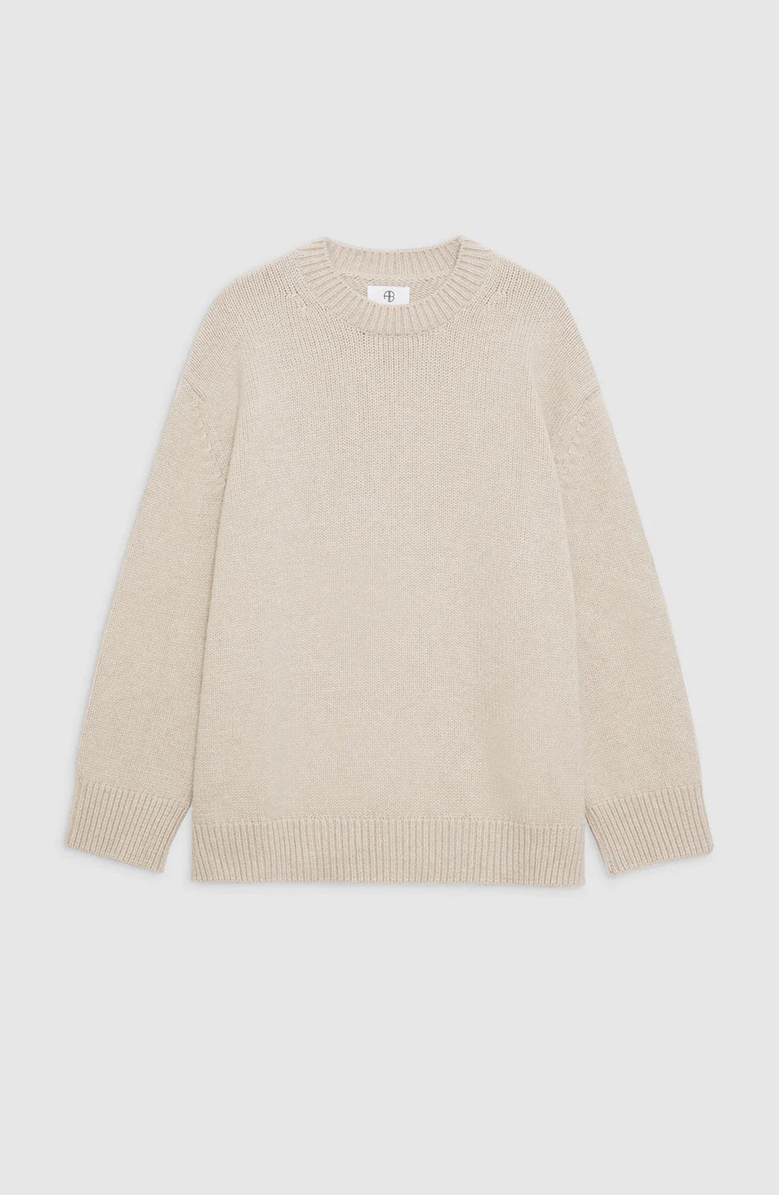 ANINE BING Rosie Sweater in Oatmeal at Nordstrom - 4