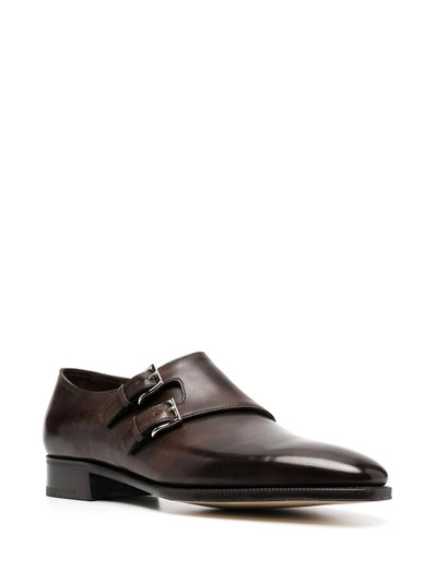 John Lobb Chapel double-buckle monk shoes outlook