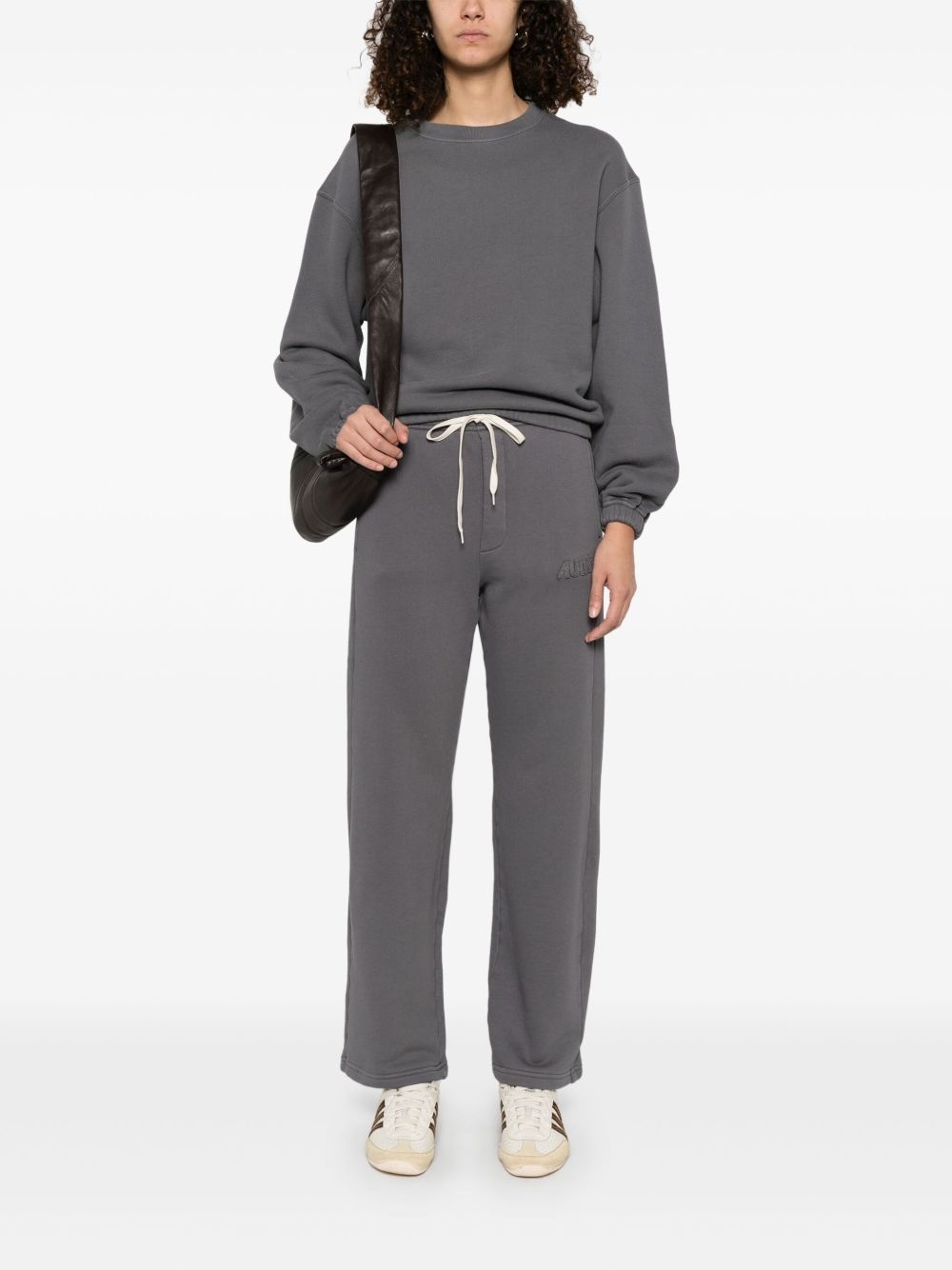 jersey-texture track pants - 2