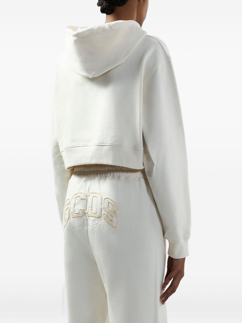 logo-embroidered hoodie 5