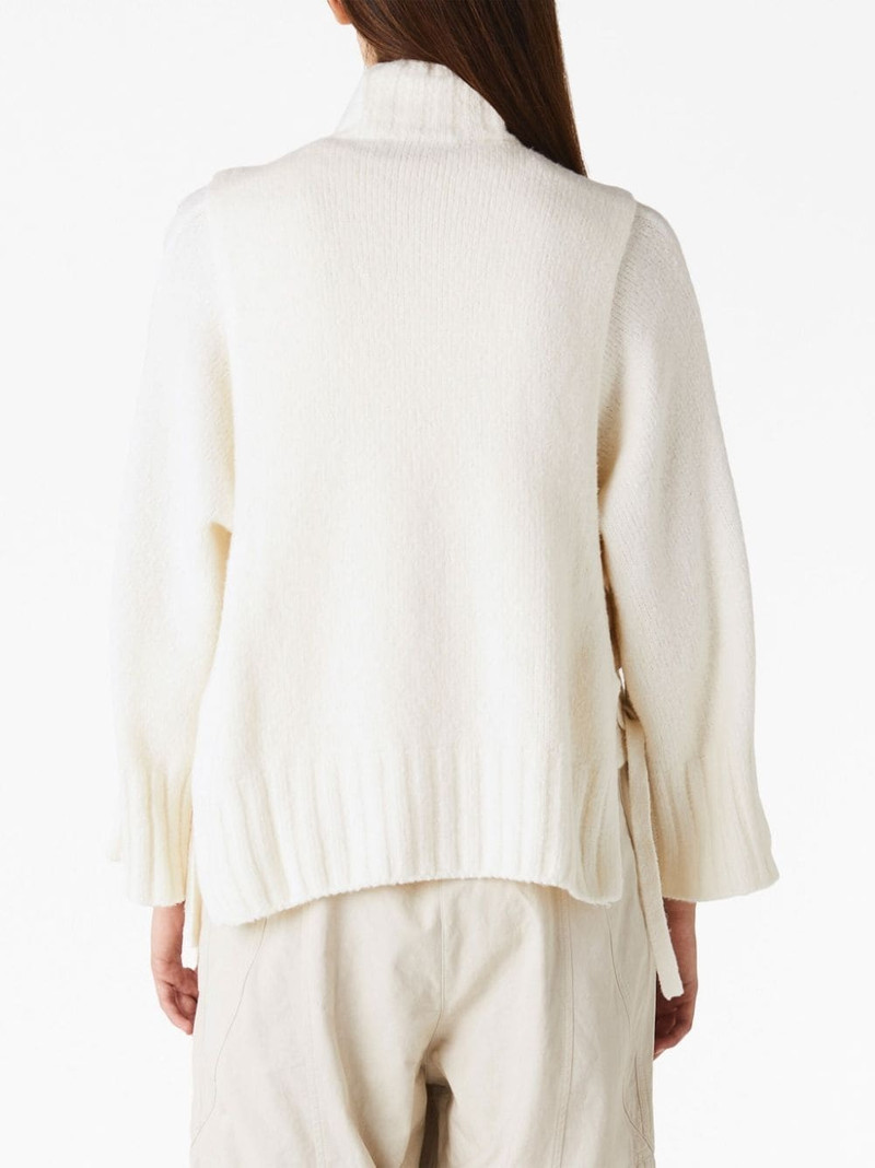 Escapee layered high-neck jumper 3