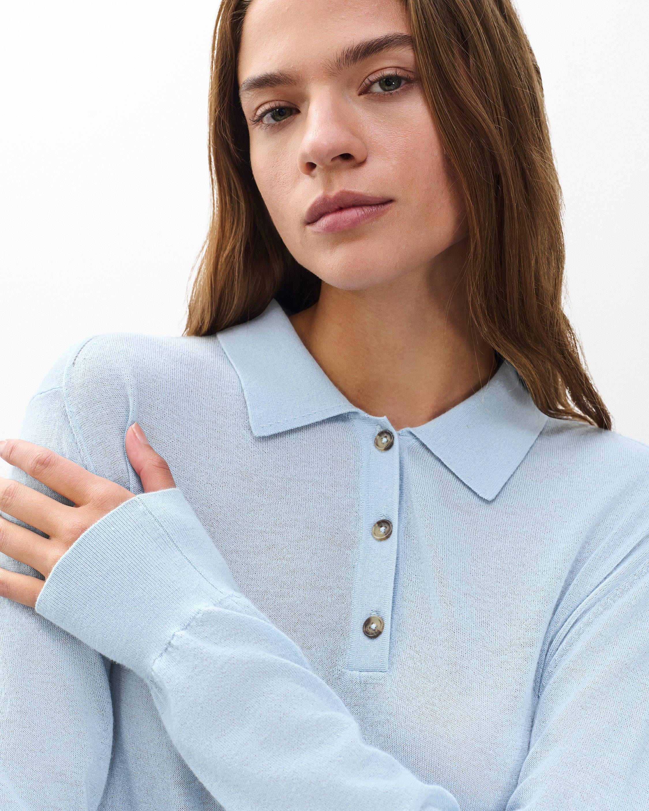 Adeline Lightweight Cashmere Polo - 4