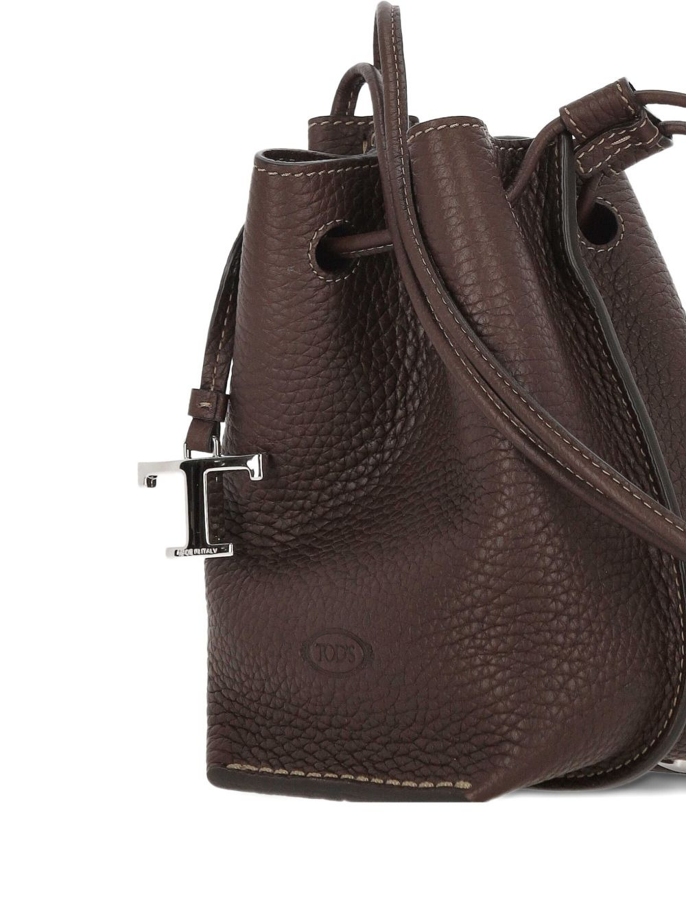 leather bucket bag - 4