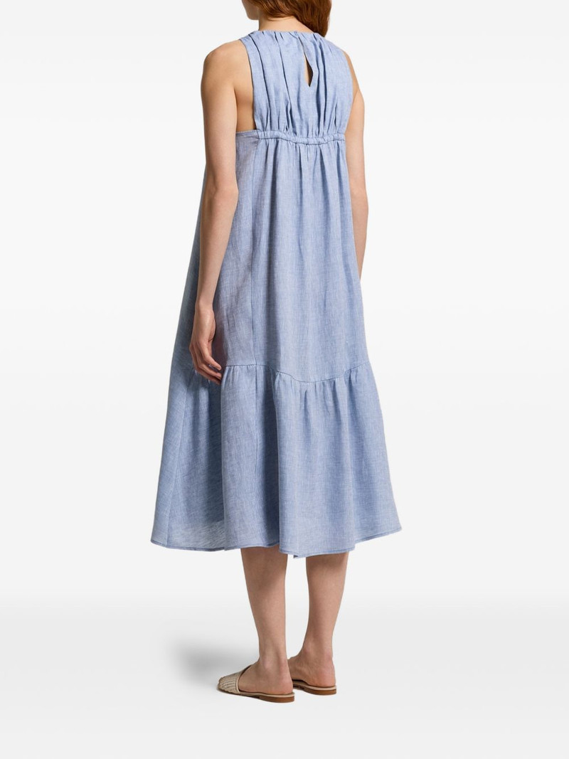 A-line sleeveless midi dress 3