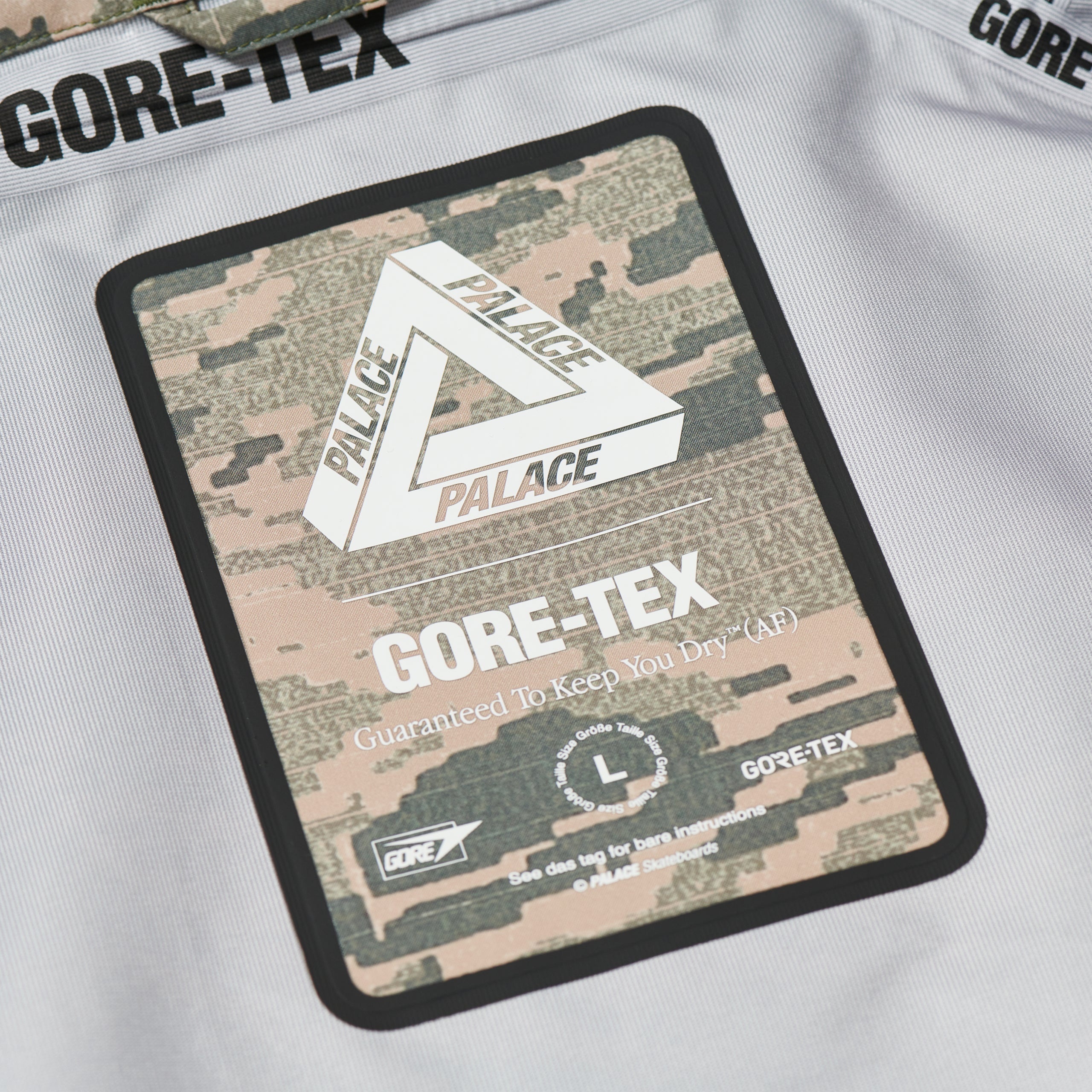 PALACE GORE-TEX 3L M-TEK JACKET TIGER DIGI CAMO | REVERSIBLE