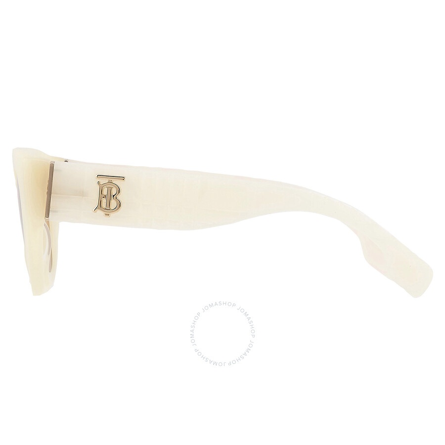 Burberry Meadow Light Brown Cat Eye Sunglasses BE4390 406793 47 - 5