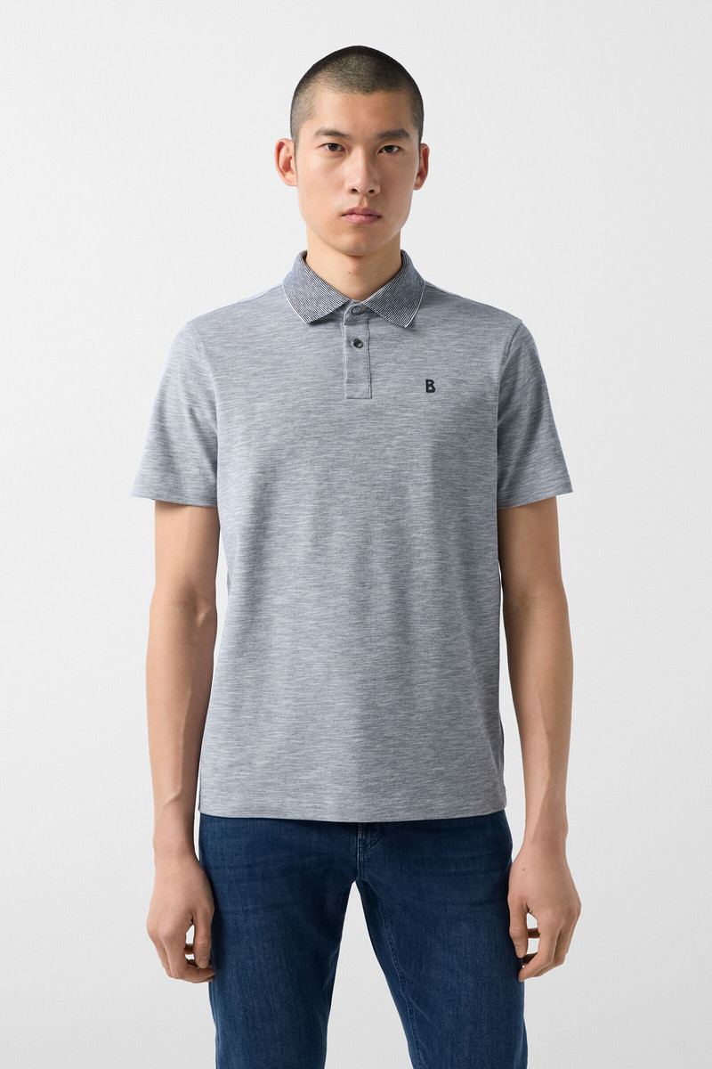 Samu polo shirt in Navy blue/white 2