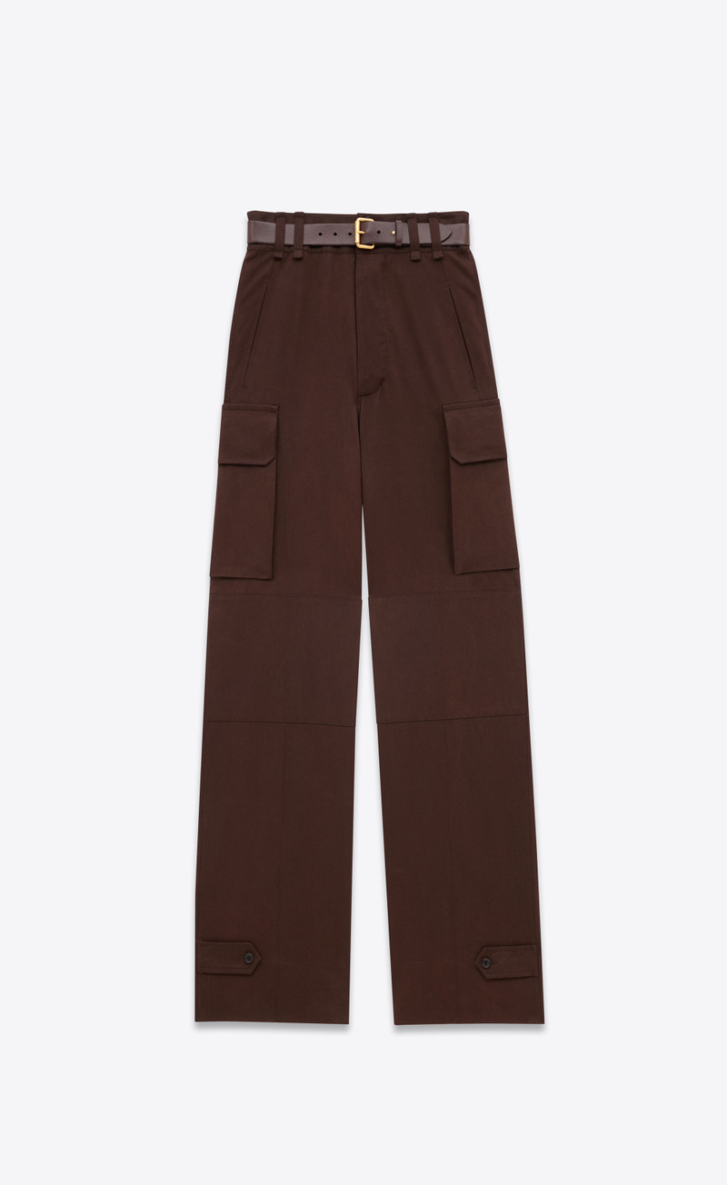 cassandre cargo pants in cotton gabardine - 1