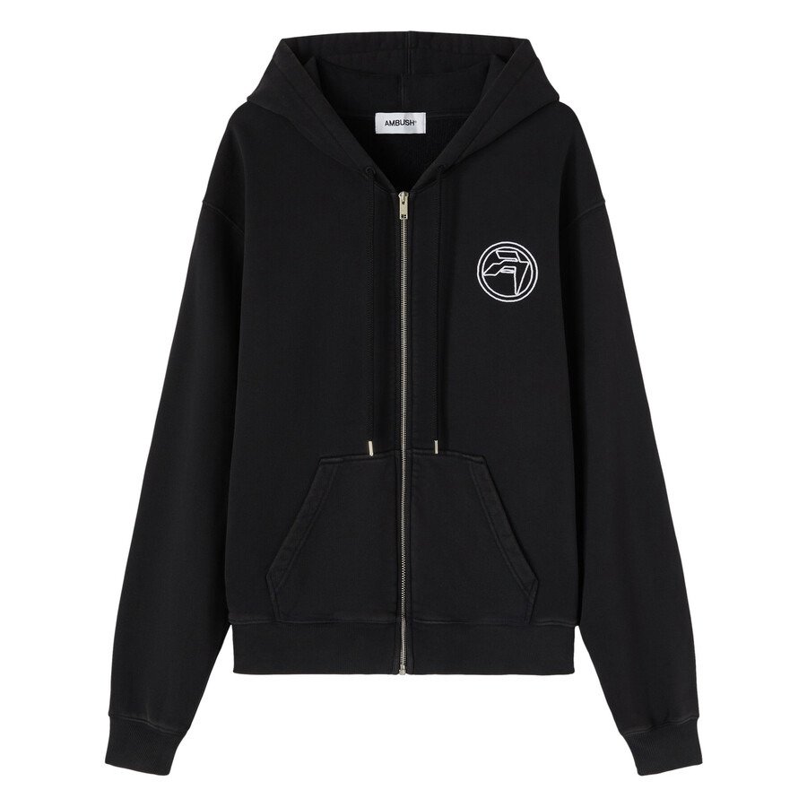 Ambush Logo-Embroidered Organic Cotton Hoodie - 5