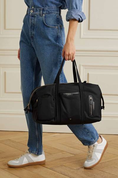 Anya Hindmarch + NET SUSTAIN Inflight leather-trimmed recycled shell weekend bag outlook