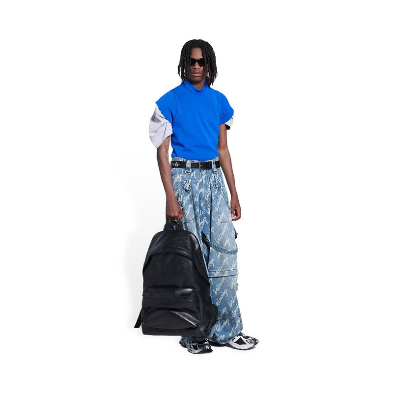 BALENCIAGA Men's Premium Xxl Backpack in Black outlook