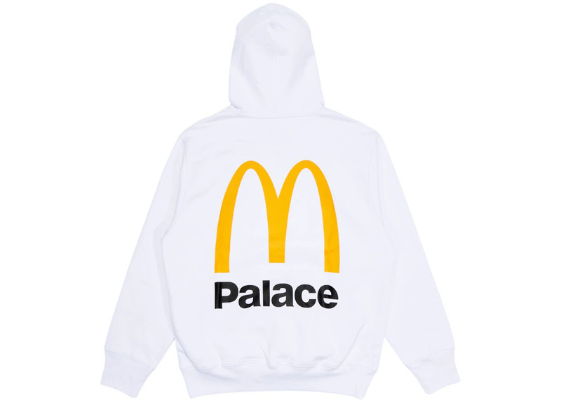 PALACE Palace x McDonald's Logo Hood White outlook