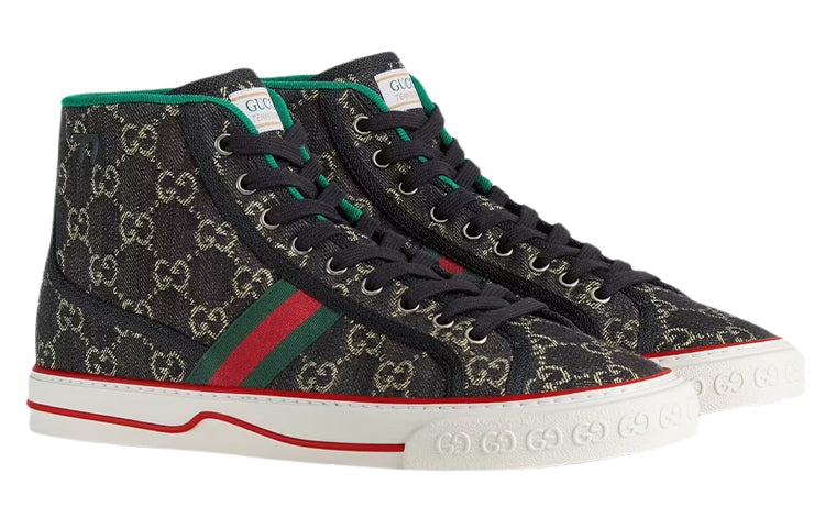 Gucci Tennis 1977 High 'Black Mini GG' 625807-UN310-1290 - 2