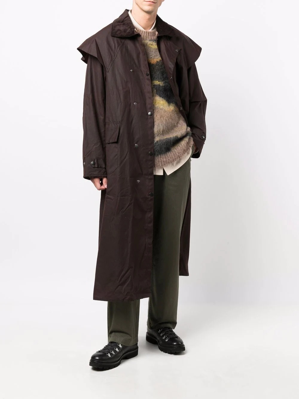 A-line long raincoat - 2