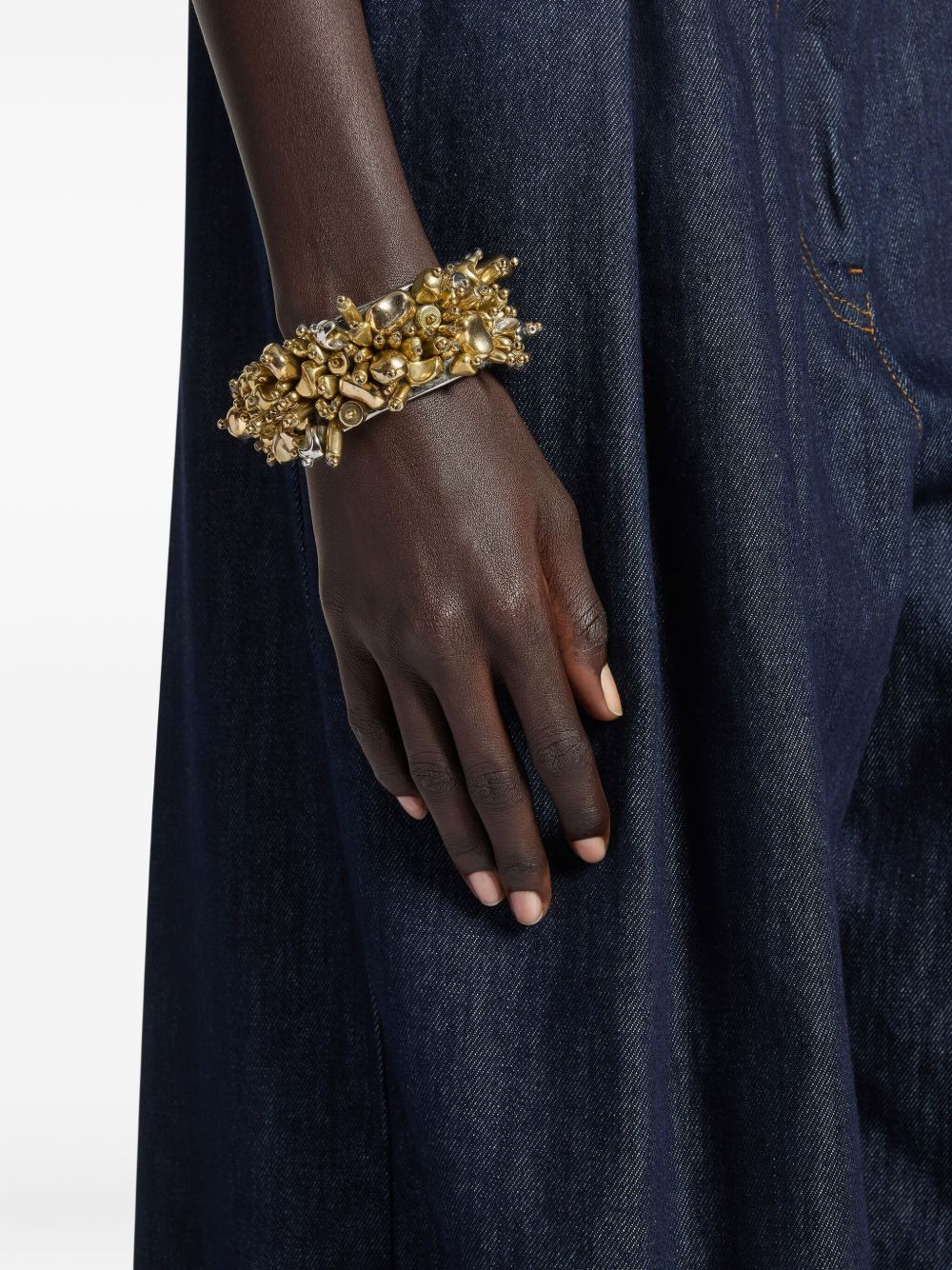 beaded cuff bracelet - 2