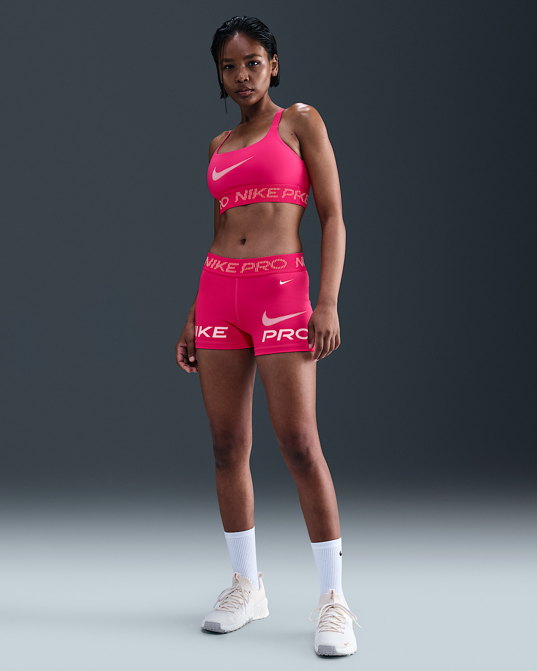 Nike Pro Women's Light-Support Non-Padded Sports Bra - 4
