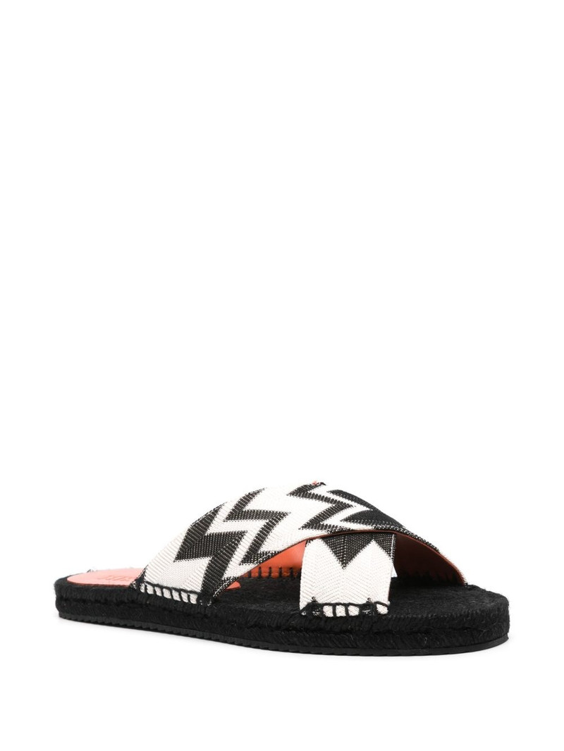 Missoni cross-straps espadrilles outlook