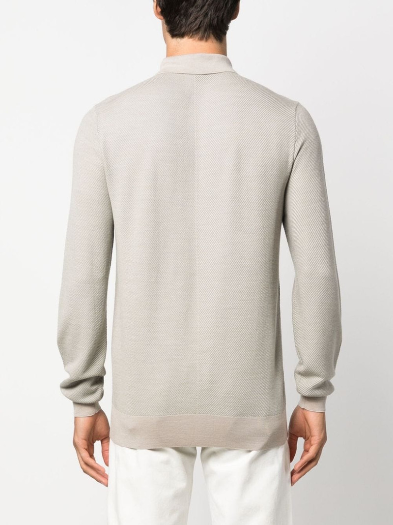 long-sleeve wool polo shirt 4
