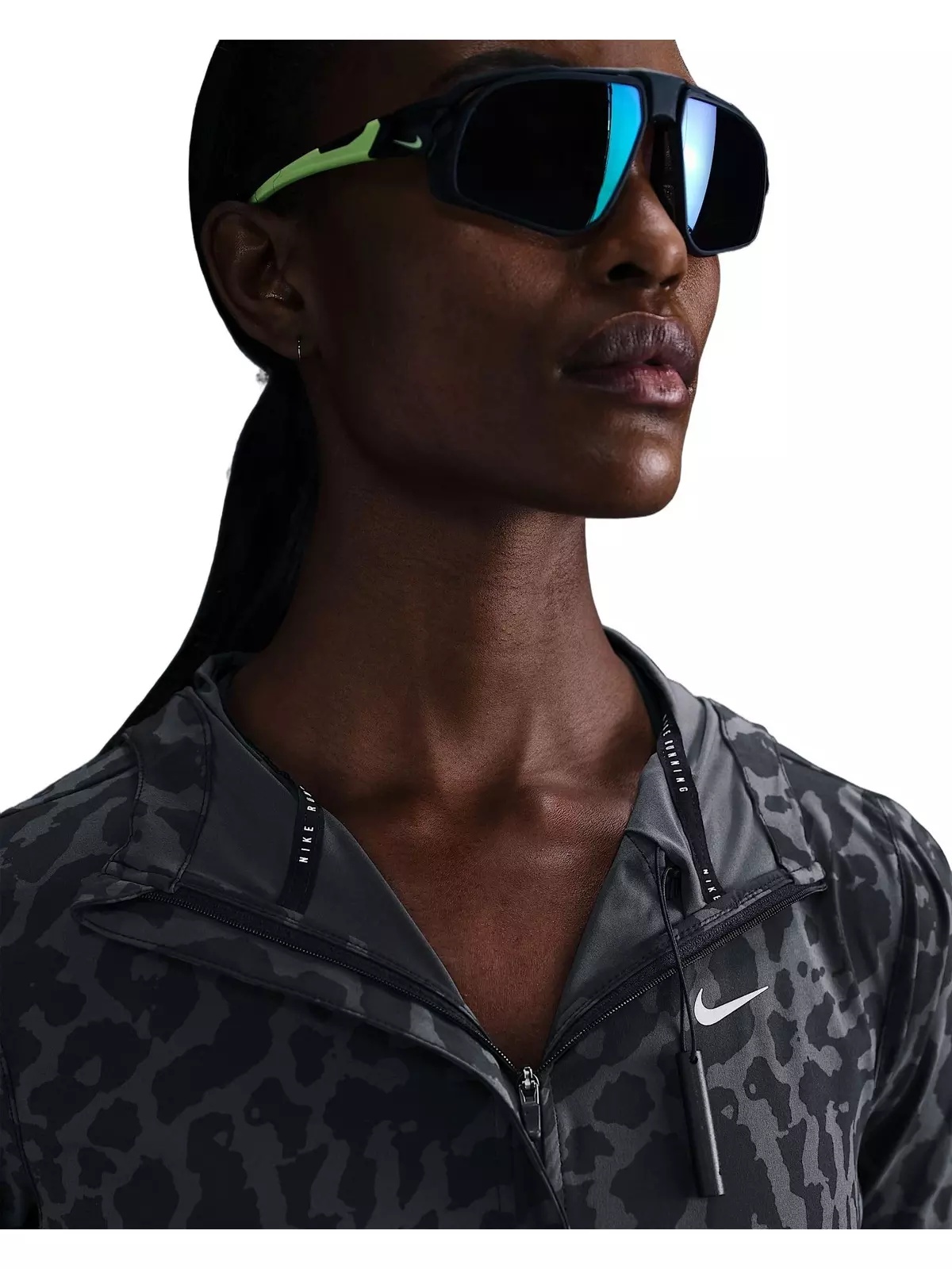 Women's Swift Dri-FIT Packable Running Jacket -Black - 4