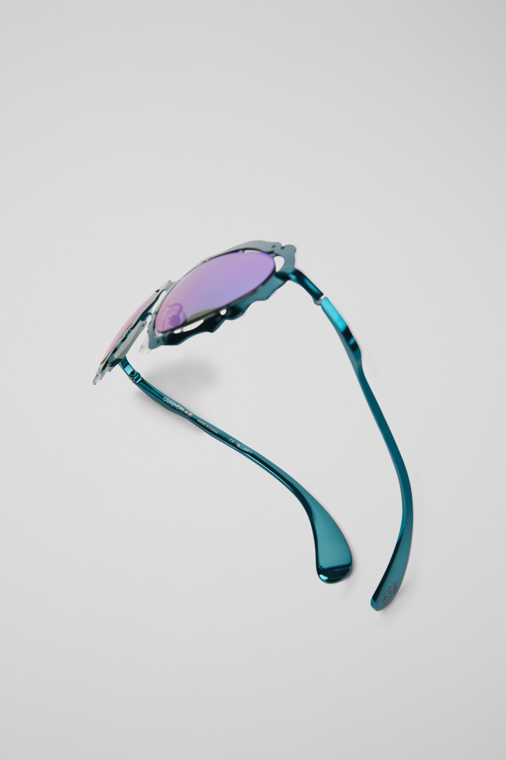 Blue-green NOPEA Metal Sunglasses - 3