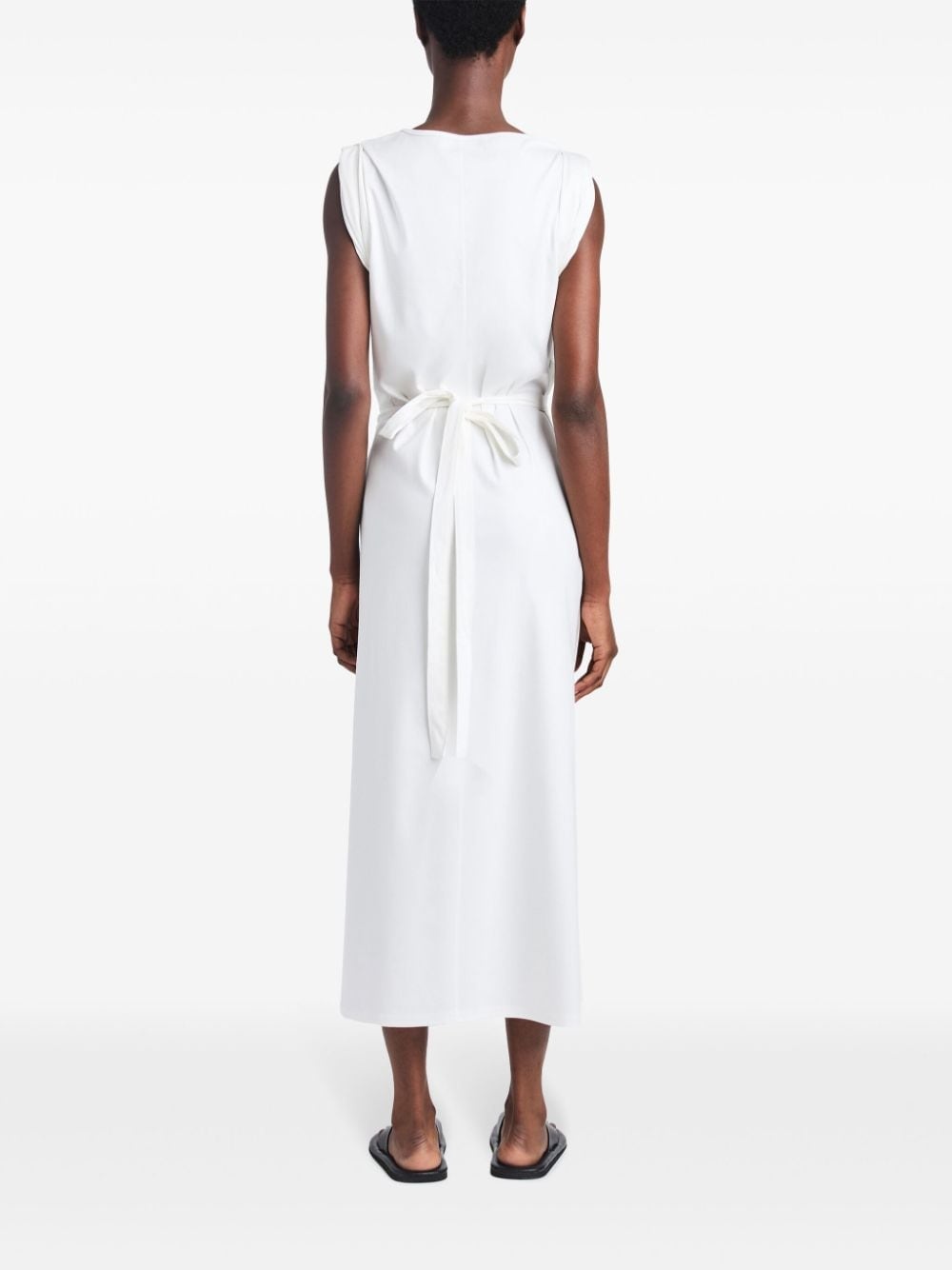 scoop neck organic cotton dress - 4