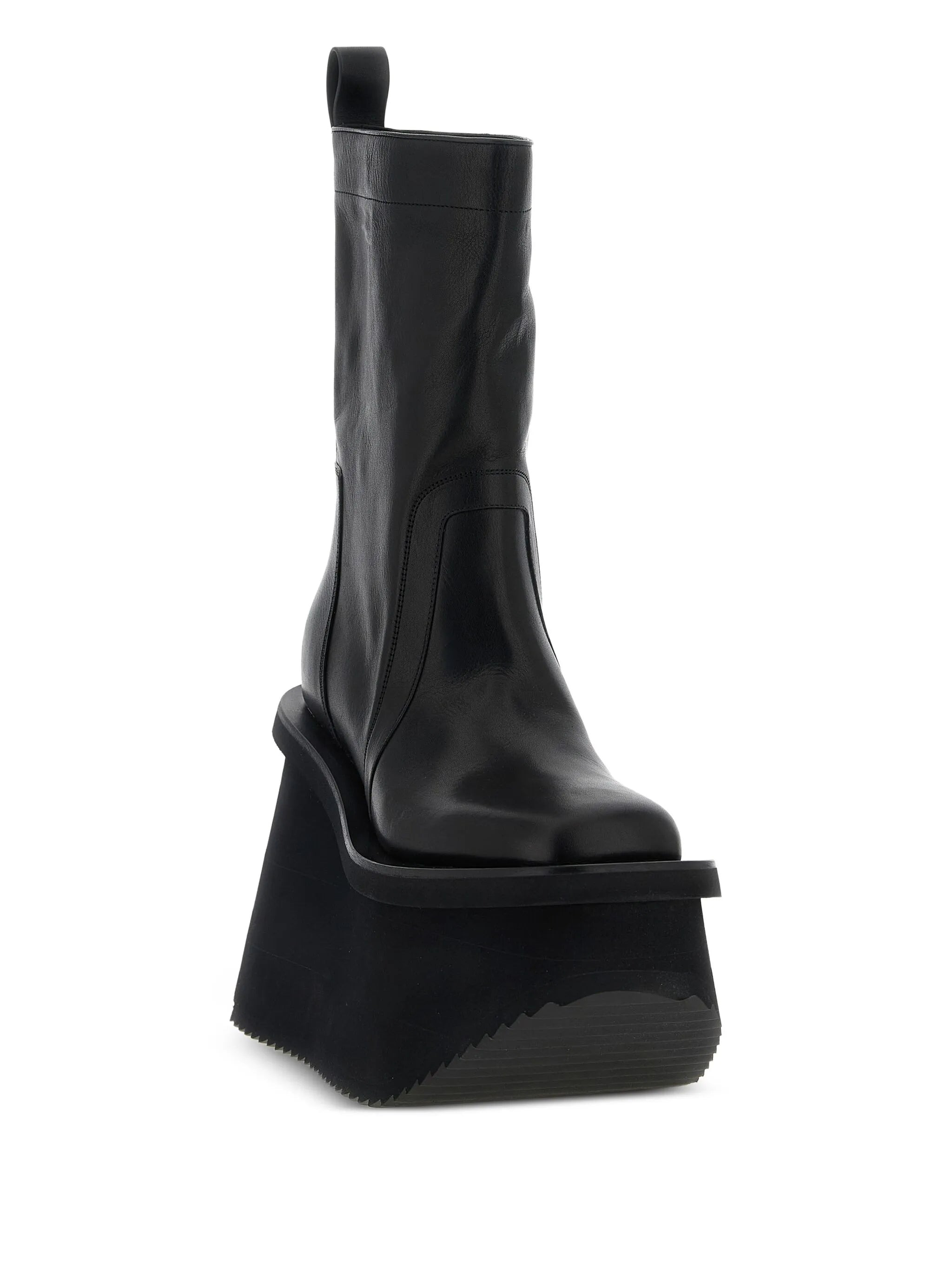 Rick Owens 14mm Factory Topstitching Platform Boots - 4