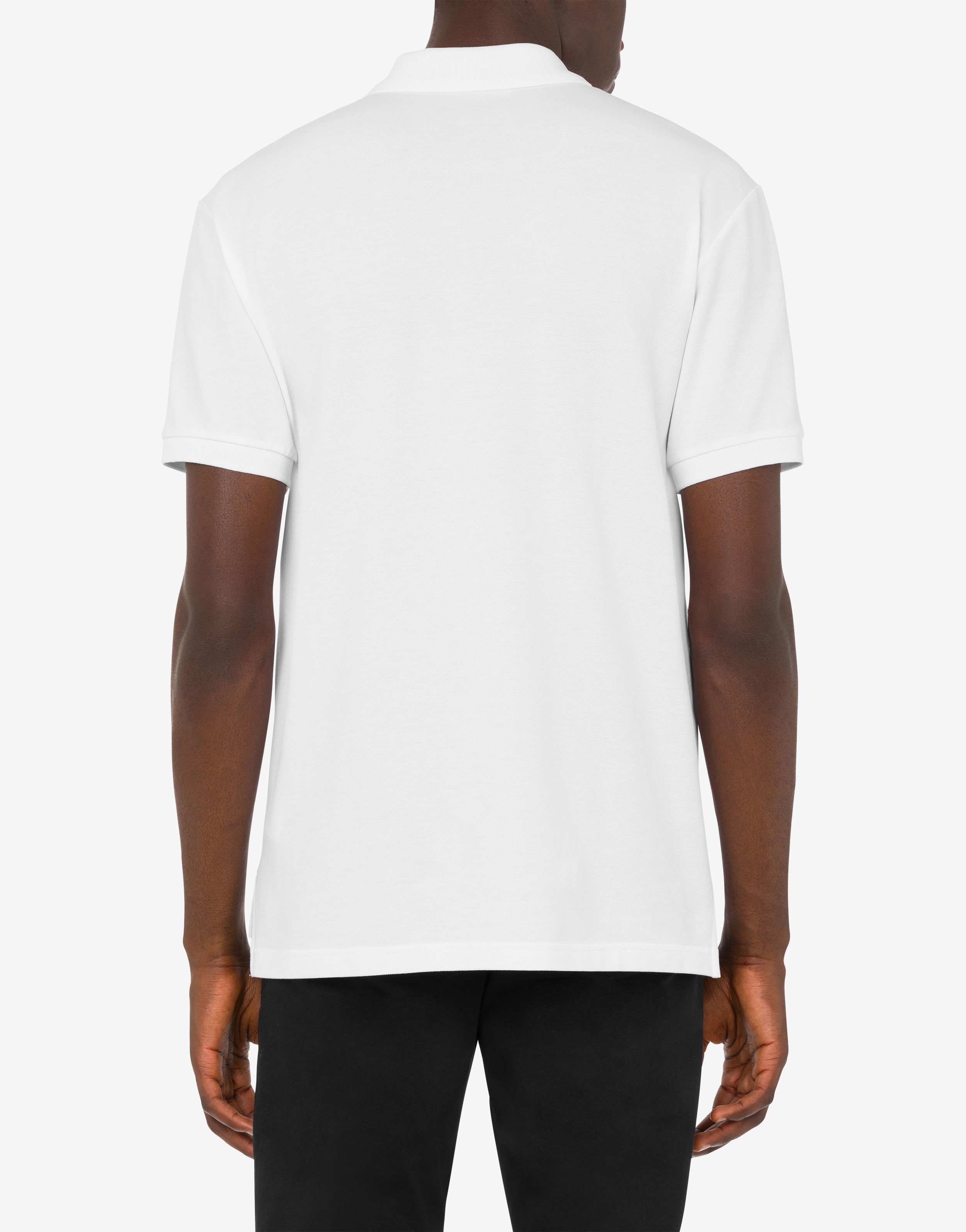 RUBBER LOGO PIQUÉ POLO SHIRT - 3