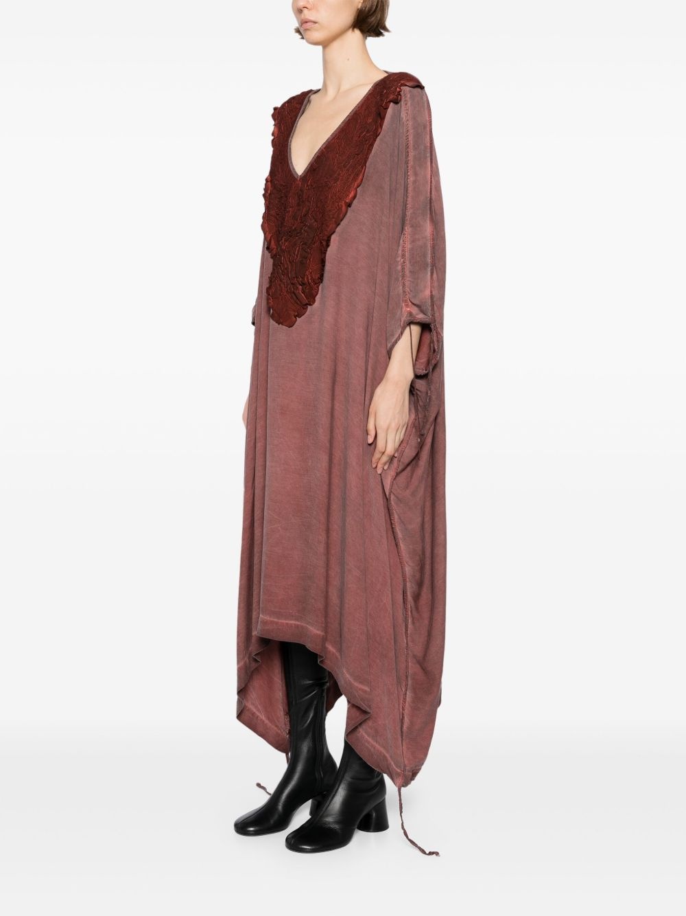 V-neck dress - 3