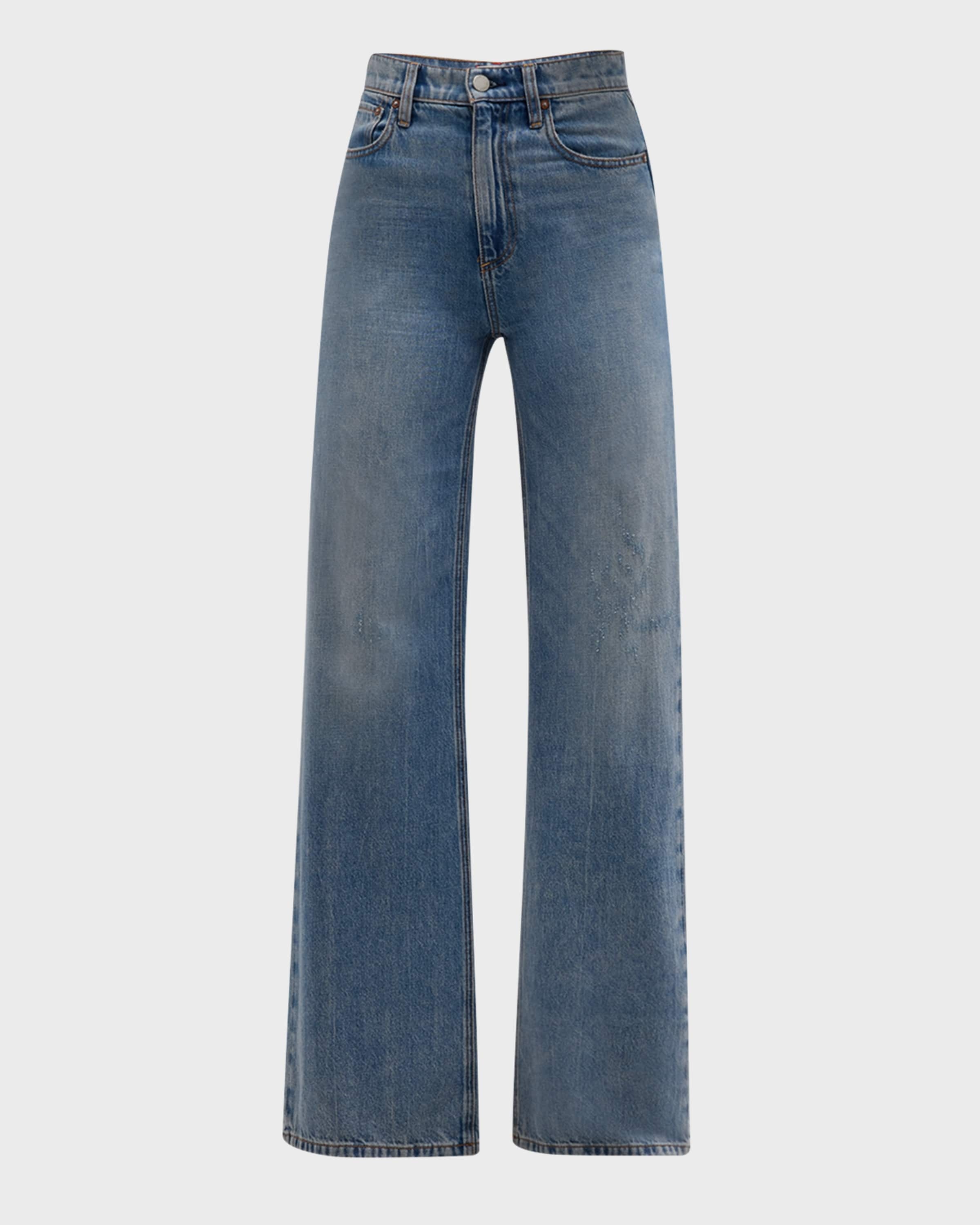 Weezy High-Rise Wide-Leg Jeans - 1