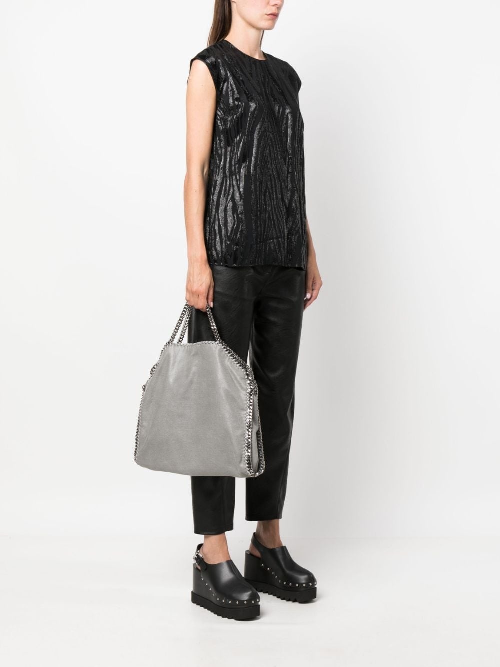 large Falabella foldover tote - 2