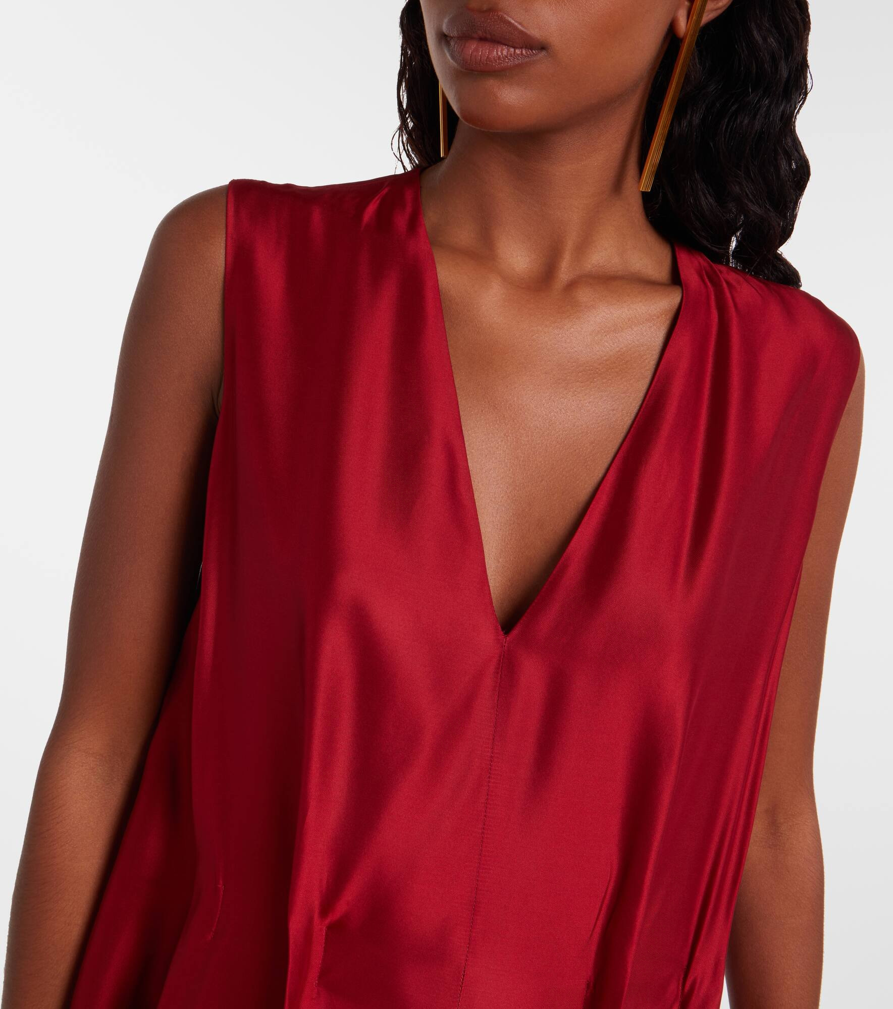 Syd satin maxi dress - 4