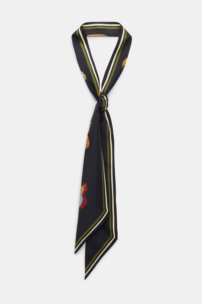 FLORAL FLAMES foulard 8