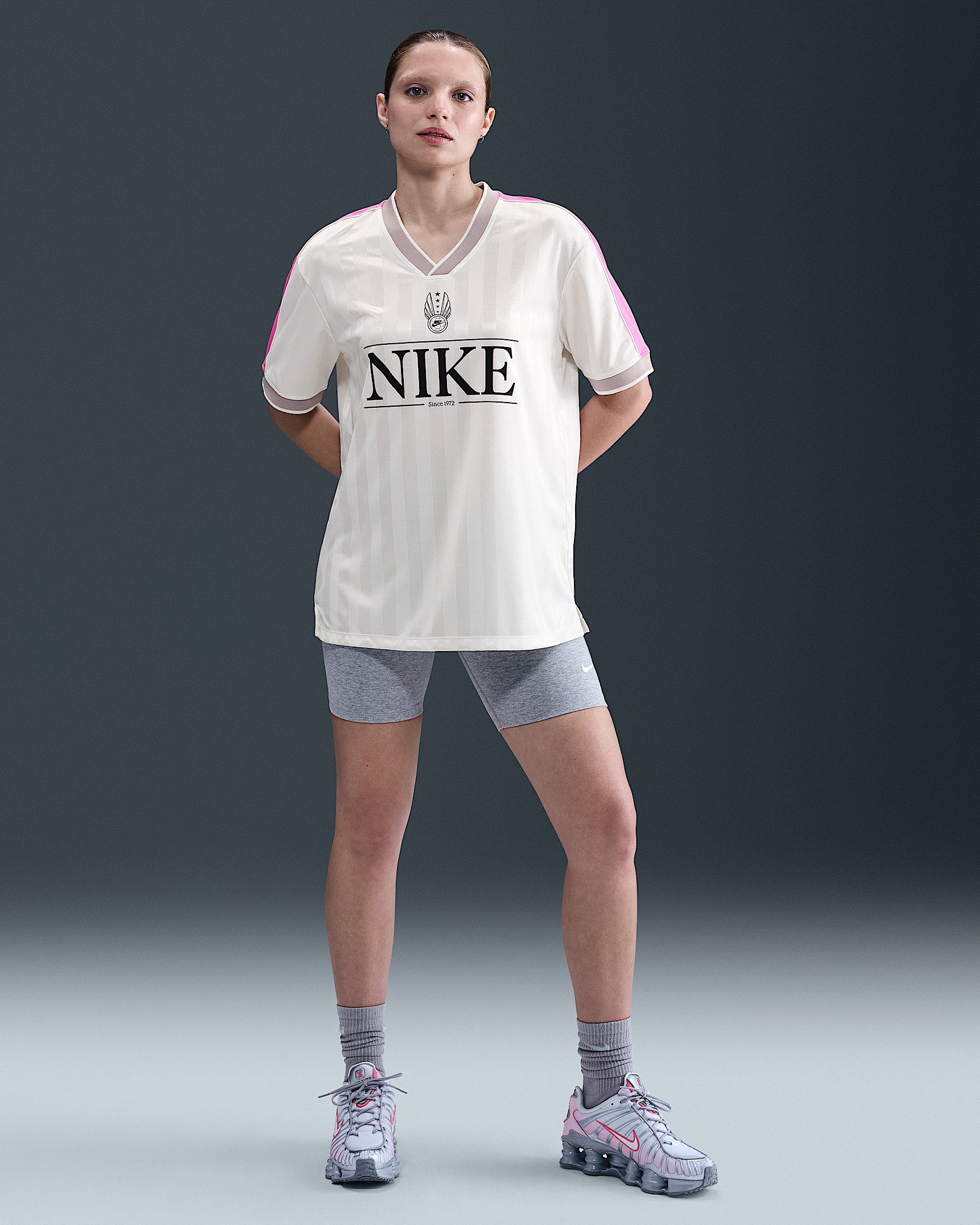 Nike Sportswear Women's V-Neck Jersey Top - 4