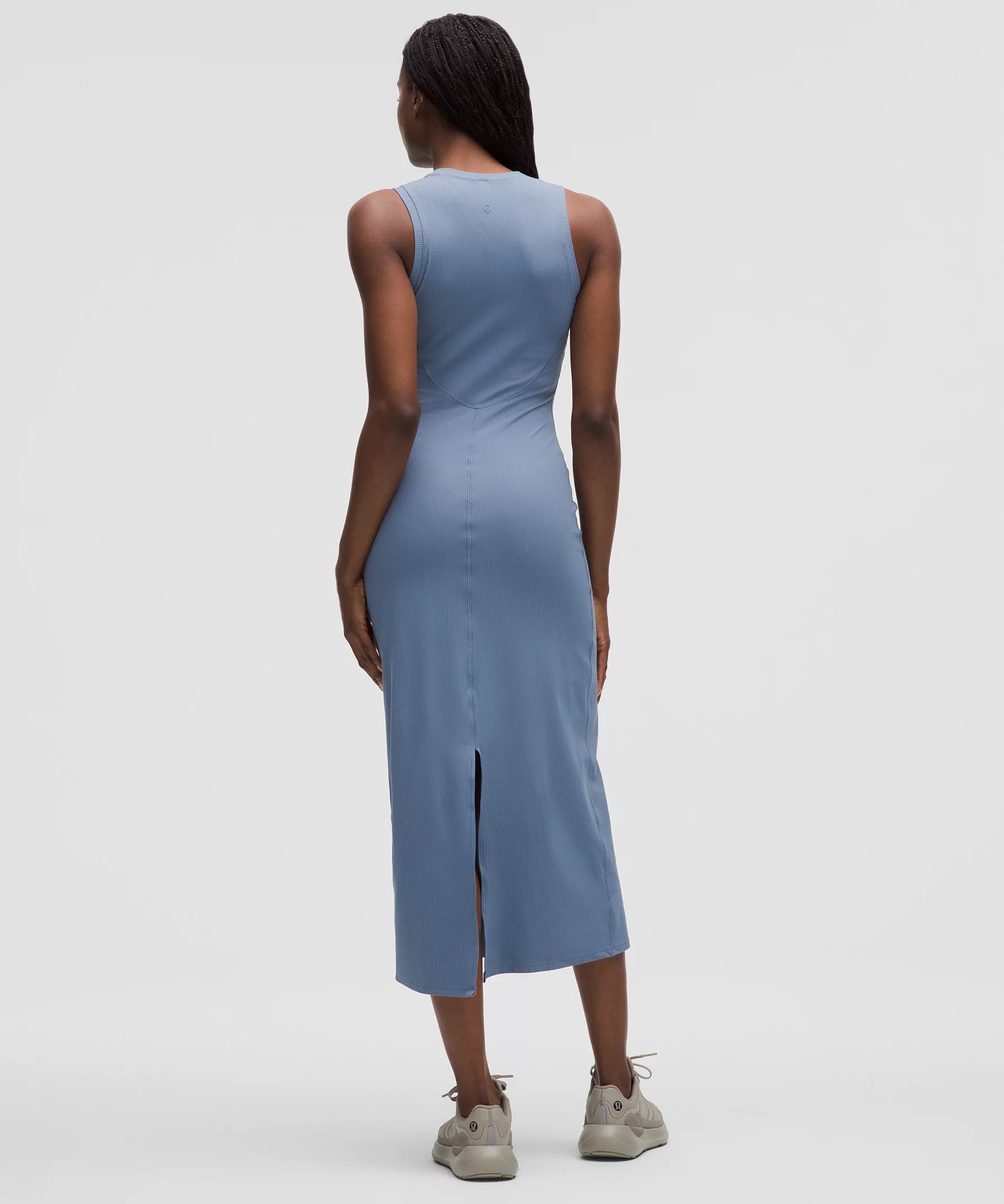 All Aligned Ribbed Midi Dress - 2