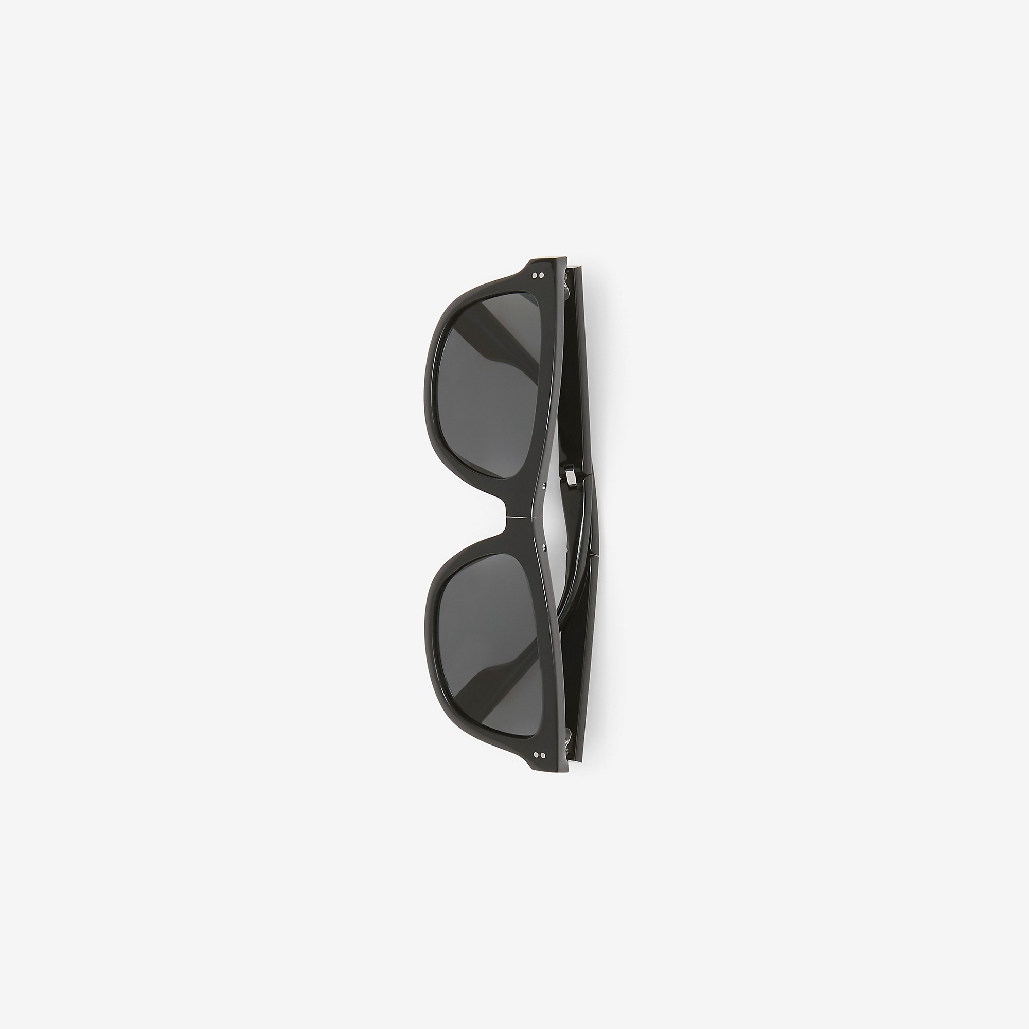 Logo Detail Square Frame Foldable Sunglasses - 2