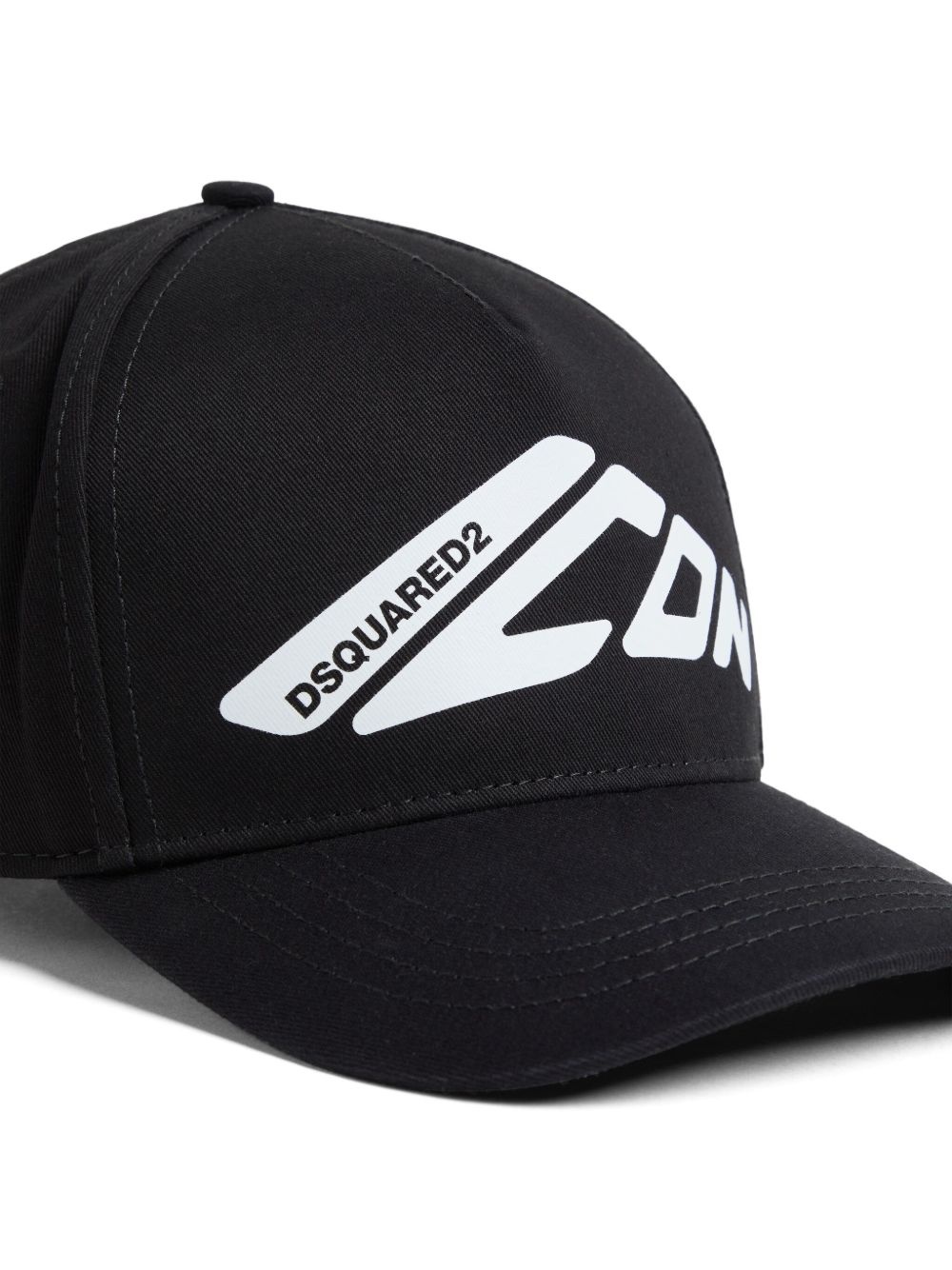 logo print baseball cap - 3