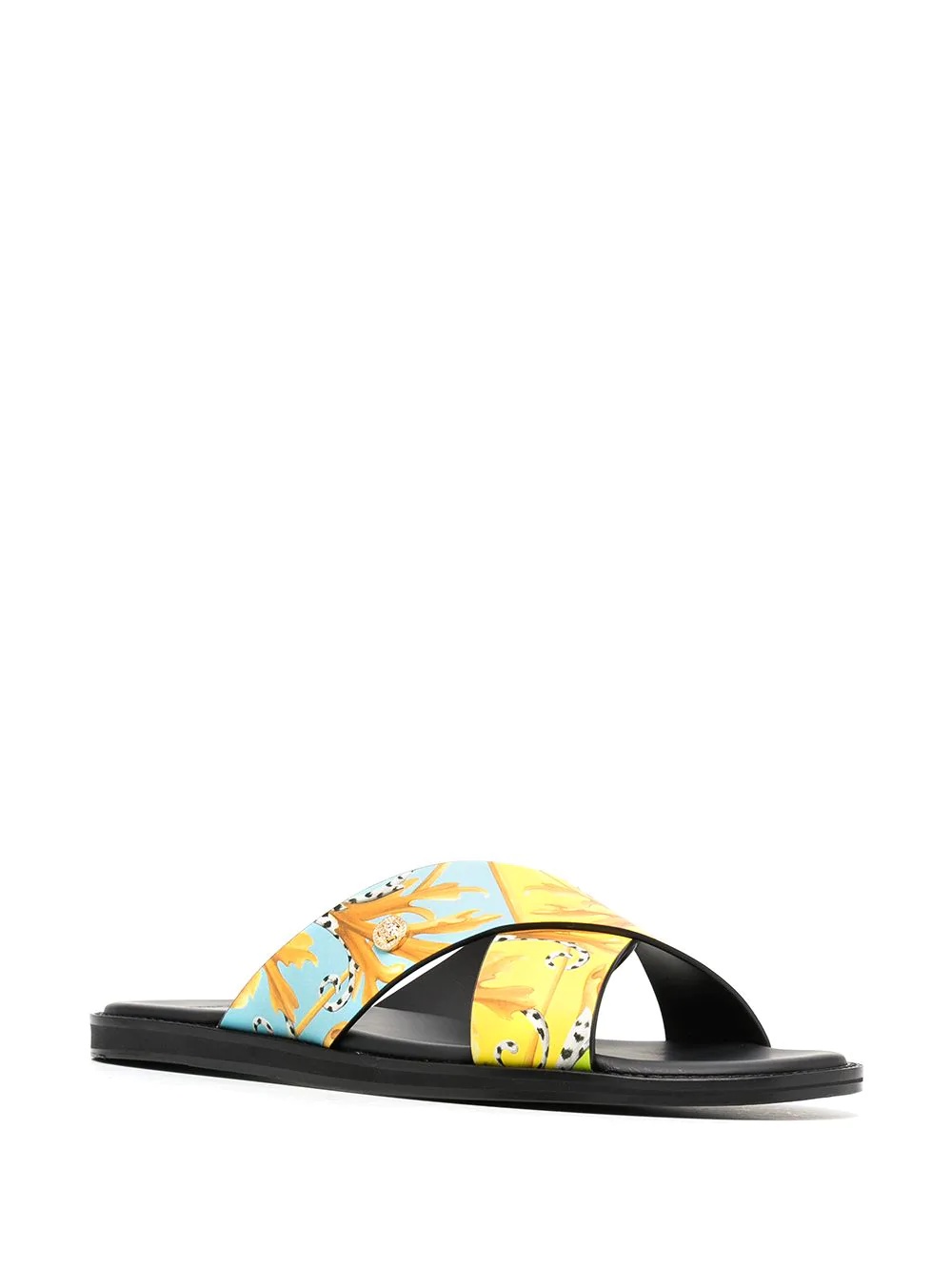 crisscross slip-on sandals - 2