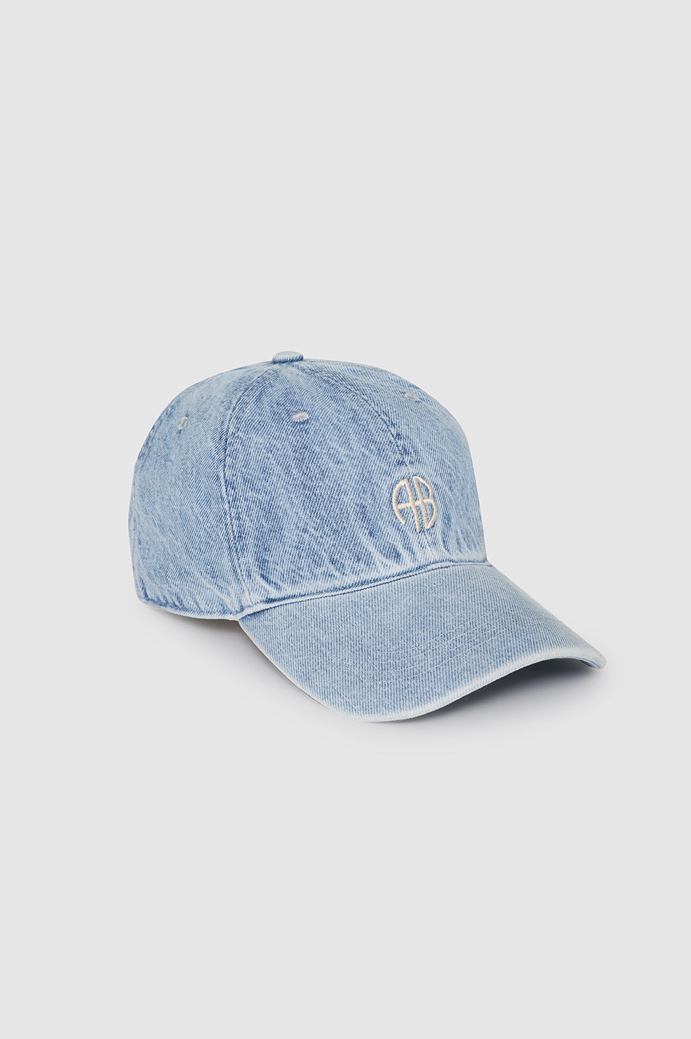 Jeremy Baseball Cap AB - Bleached Blue Denim - 3
