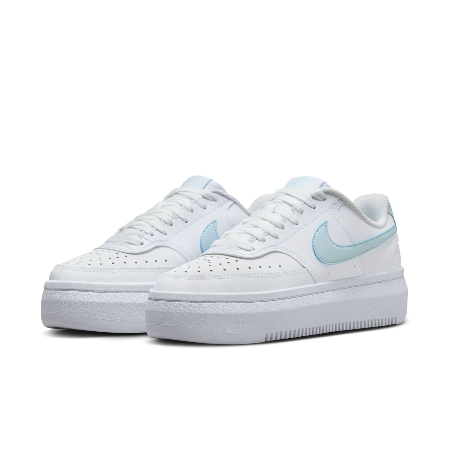 (WMNS) Nike Court Vision Alta 'White Glacier Blue' DZ5394-101 - 3
