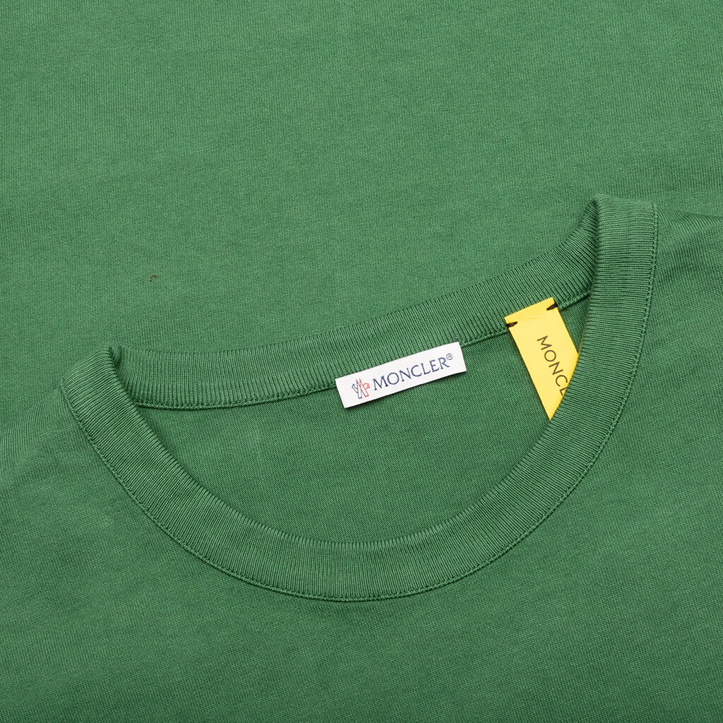 MONCLER GENIUS X SALEHE BEMBURY LOGO T-SHIRT - OLIVE - 4