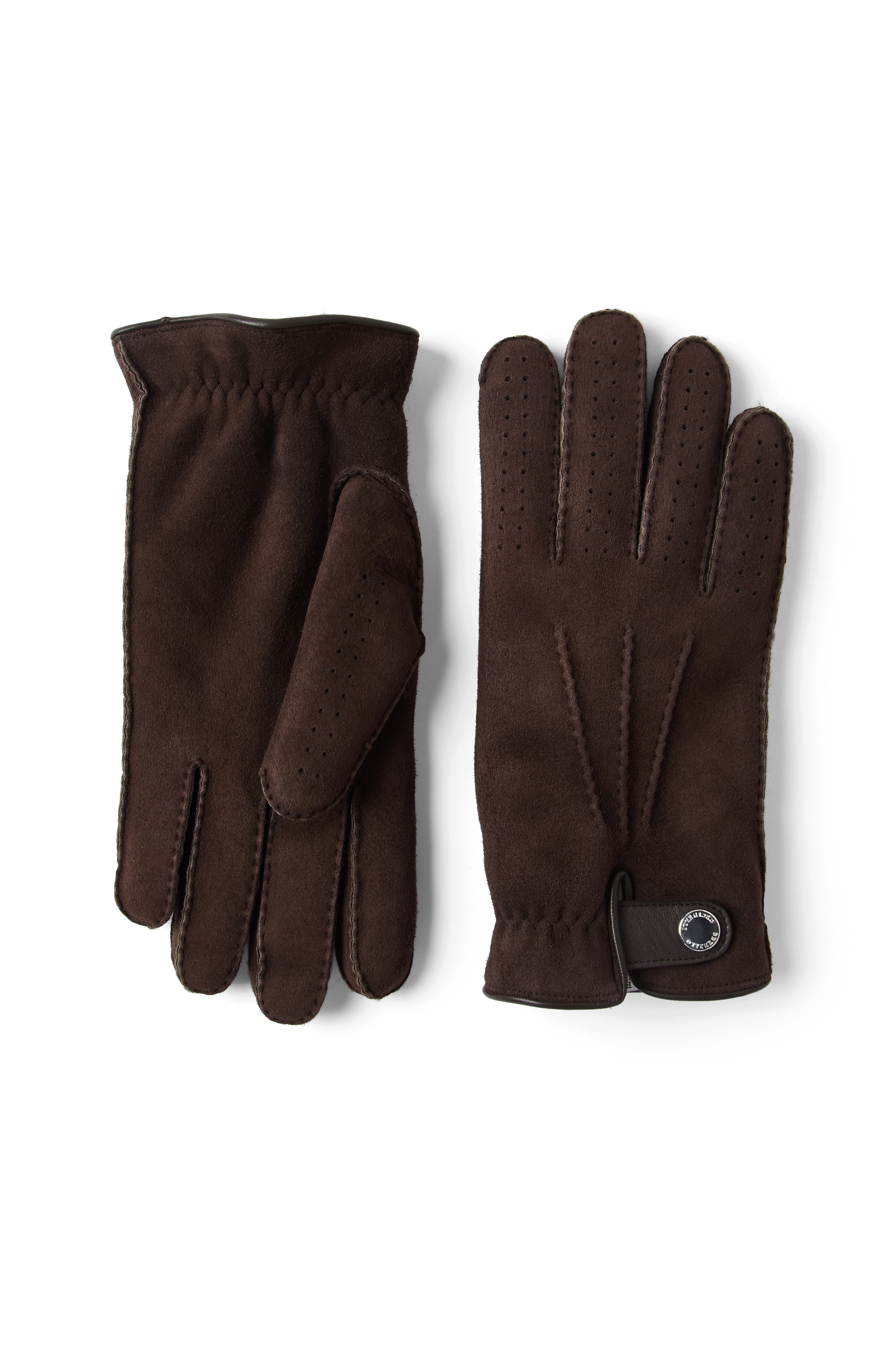 Brunello Cucinelli Shearling gloves in Brown at Nordstrom - 1