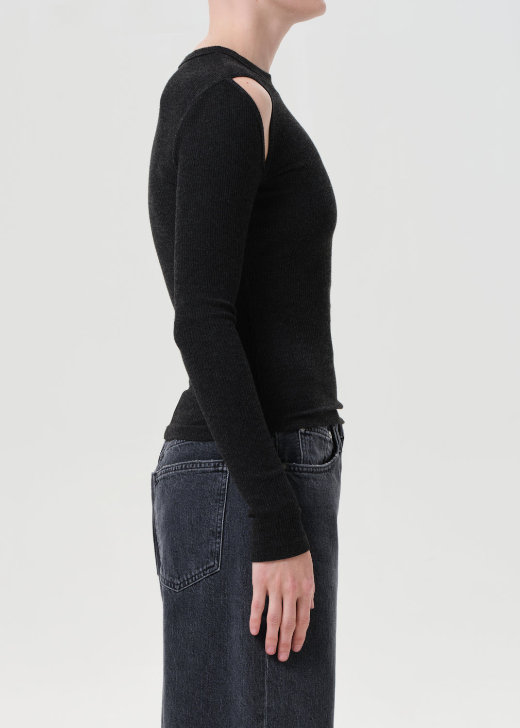 PIERCE LONG SLEEVE TEE IN KATNISS - 4