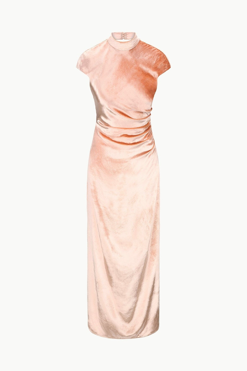 STAUD TINA DRESS ASH ROSE - 1
