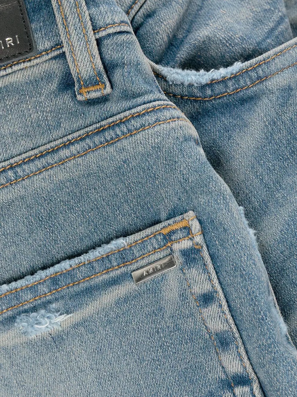 ripped-detail denim jeans - 6